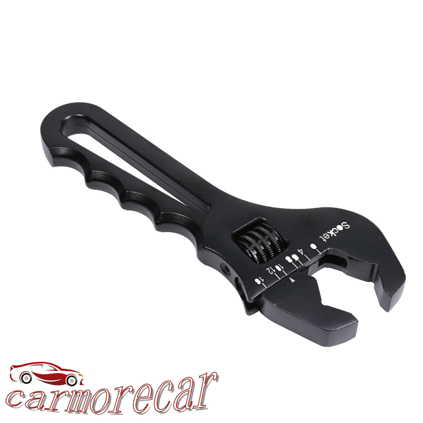 Adjustable Wrench Aluminum Tool Spanner 3AN-16AN Black For Hose End Fitting