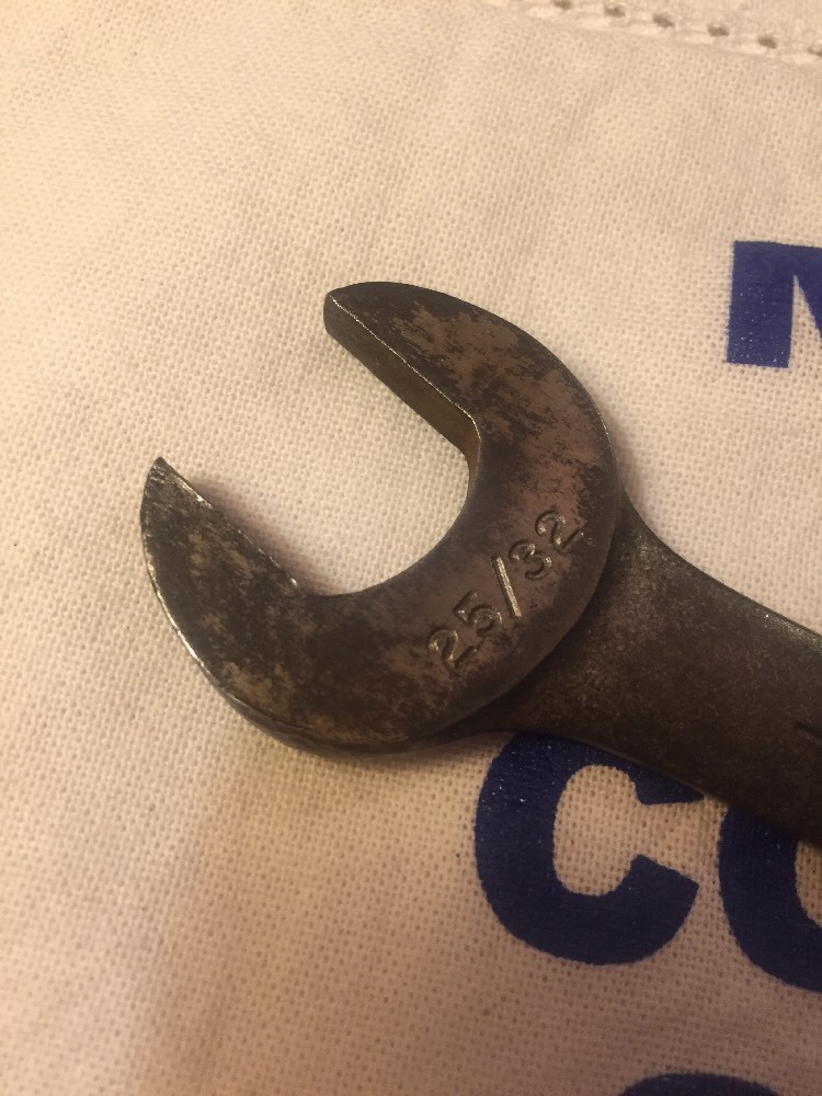 Vintage Billings Vitalloy Open End Wrench 1029 25/32″ & 11/16″ USA Rare