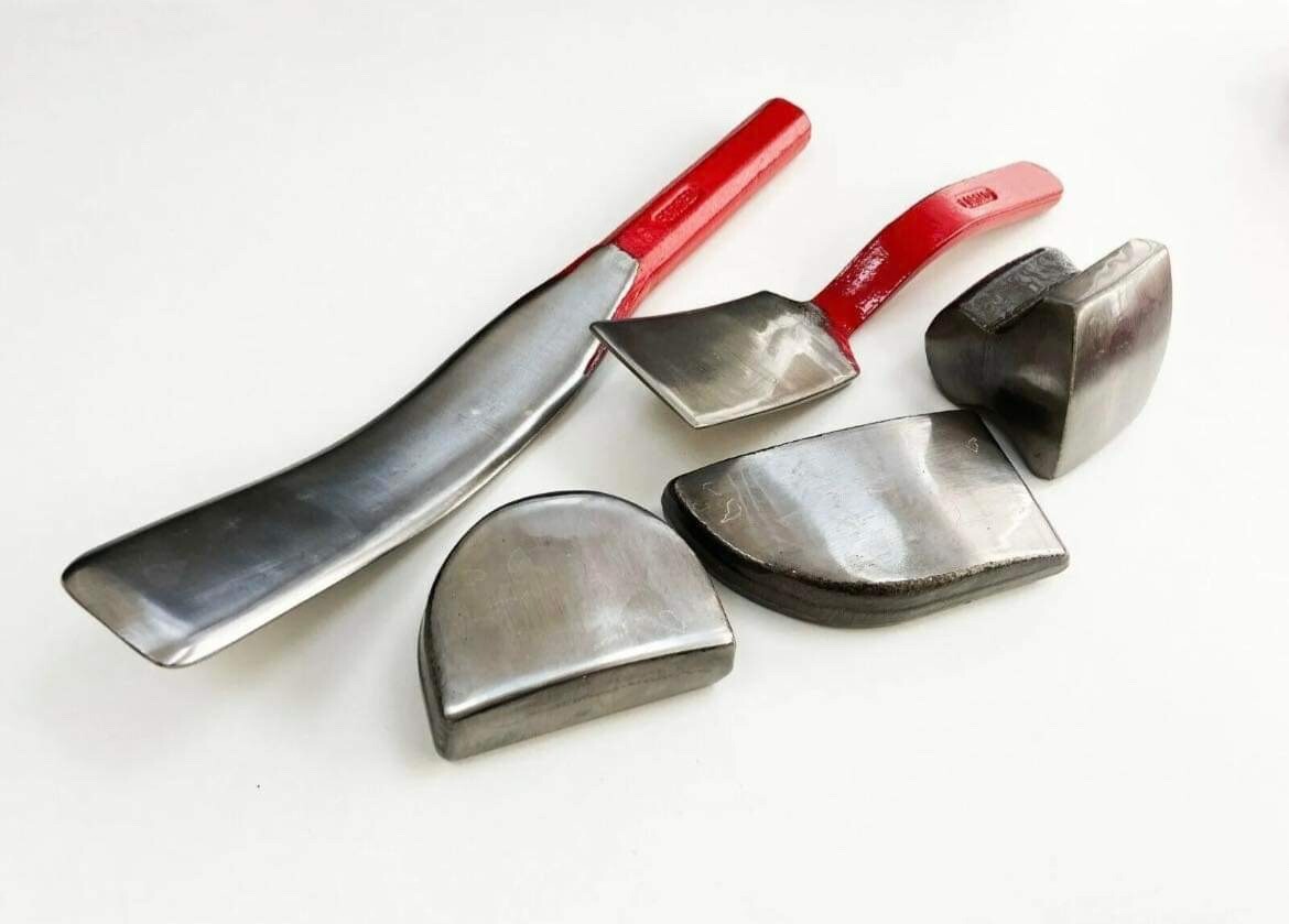 Auto Body Panel Beating Repair Tool Hammer Kit 9pc Hickory Heavy Duty