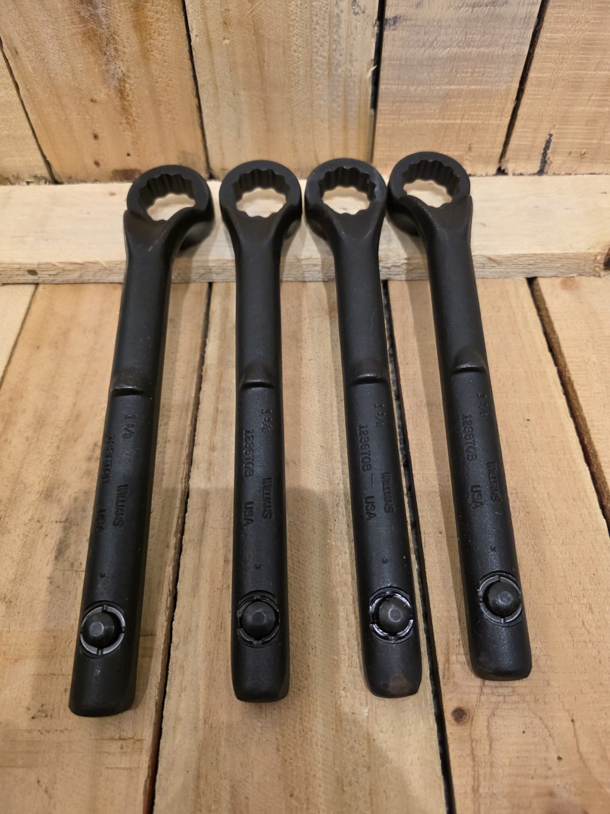 Williams 1236TOB Offset Box End Tubular Handle Wrench 1-1/8 in. 12 PT