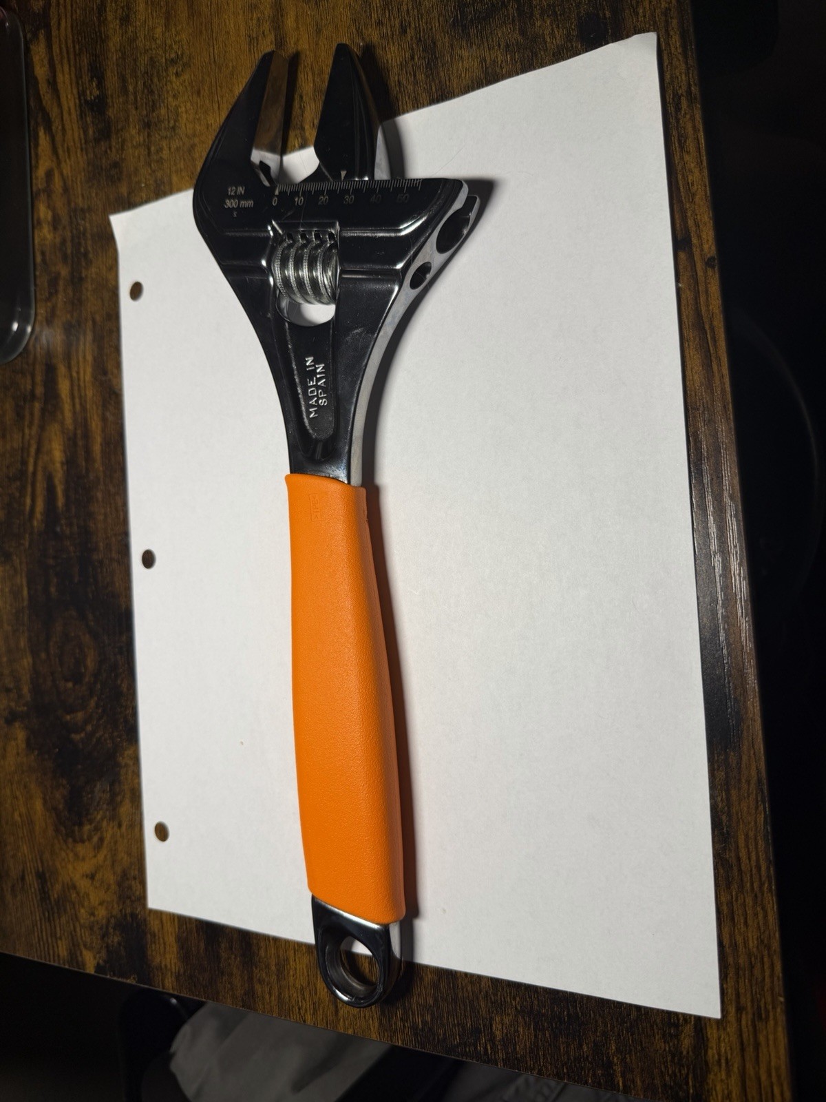 Snap-On NEW 12” Wide Mouth Adjustable Wrench ADHW12AO