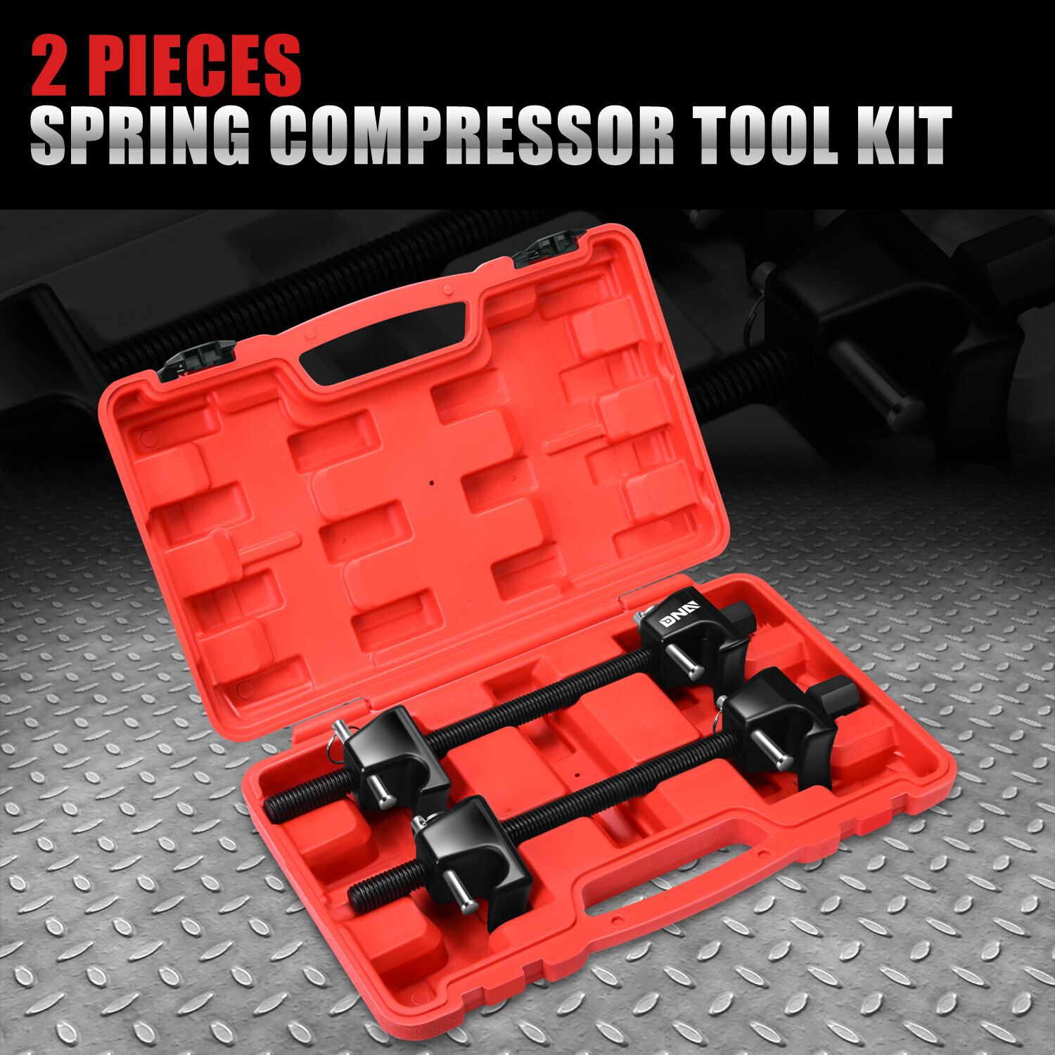 [2Pcs]11.5″ Heavy Duty Coil Spring Compressor Tool Strut Shock Remover Installer