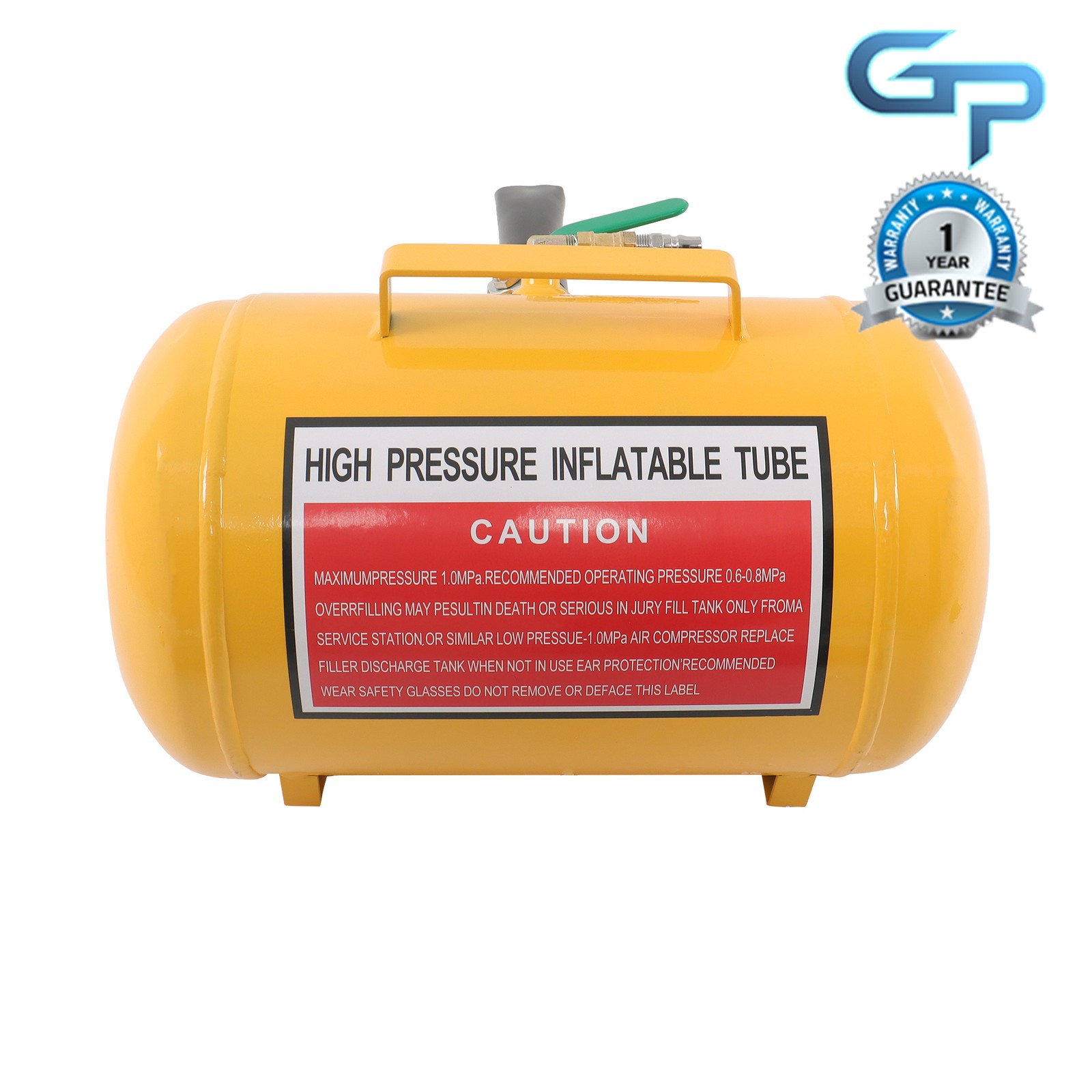 Yellow 5 Gallon Heavy Duty Air Tire Bead Seater Blaster Seating Tool 145 PSI