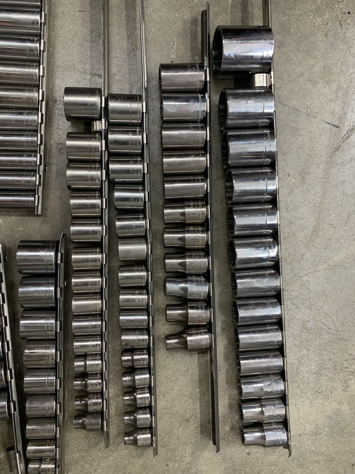 Craftsman 100% USA HUGE Socket Set Collection SAE/ Metric 1/4”, 3/8”, 1/2” [#3]