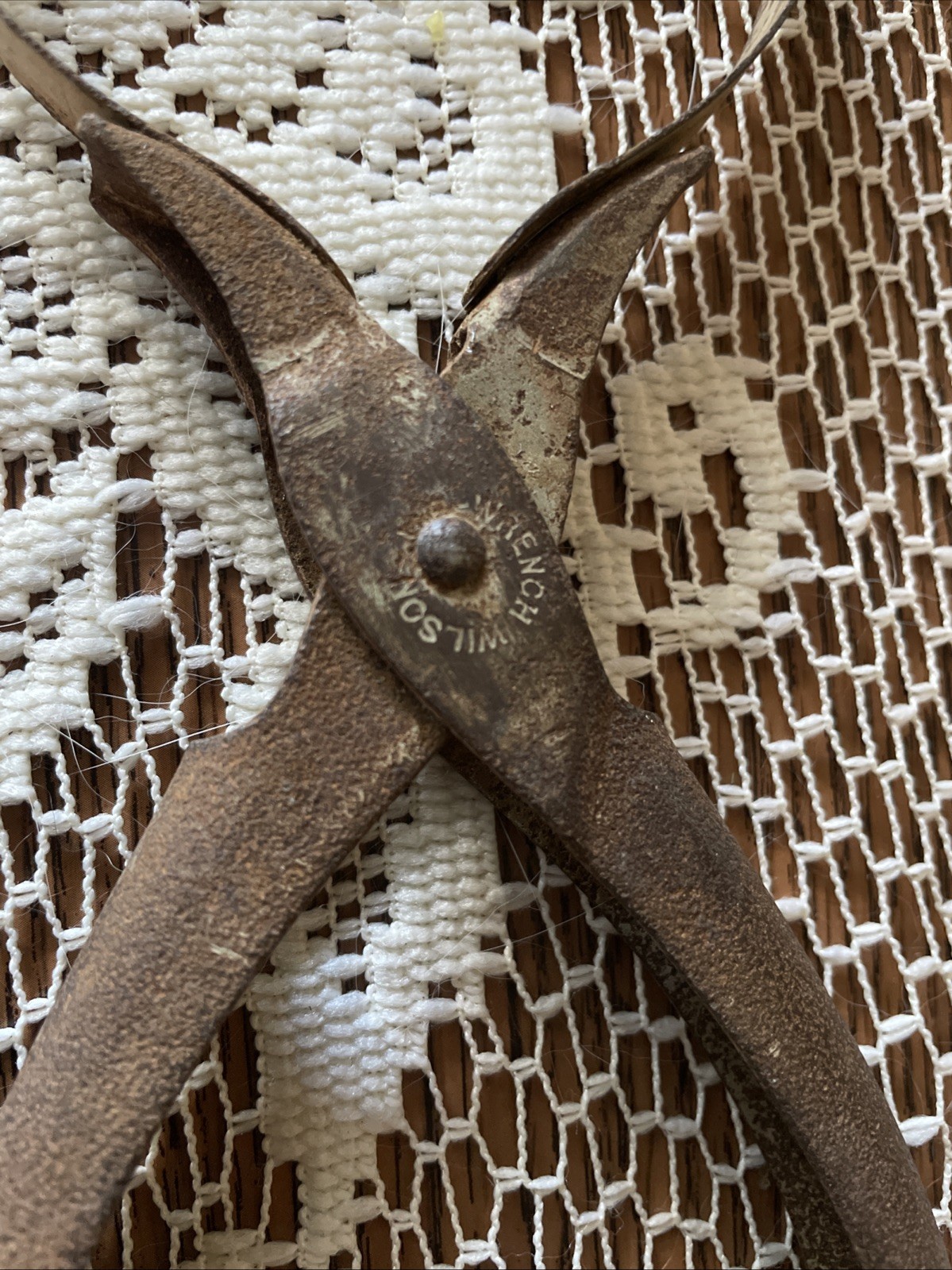 Vintage Wilson Wrench Co Oil Filter Wrench Heavy Duty Strap Tool Marked
