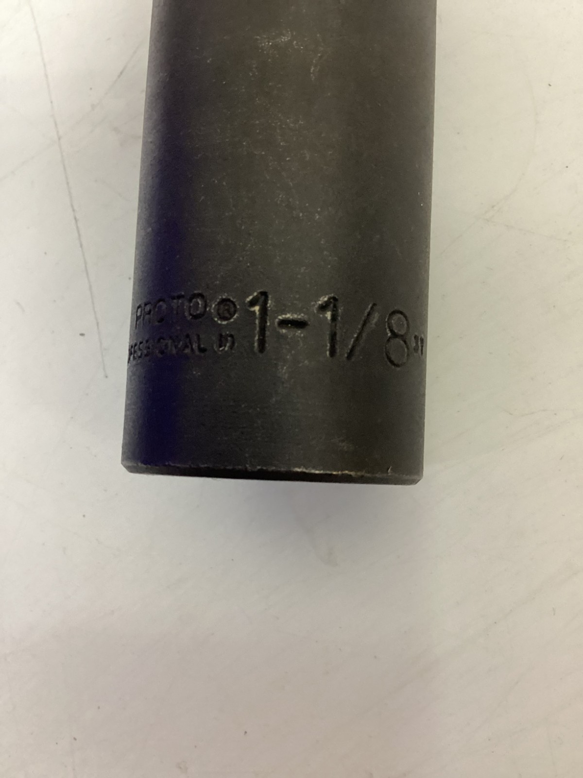PROTO J7336H Impact Socket: 1/2 in Drive Size, 1 1/8 in Socket Size, 6-Point