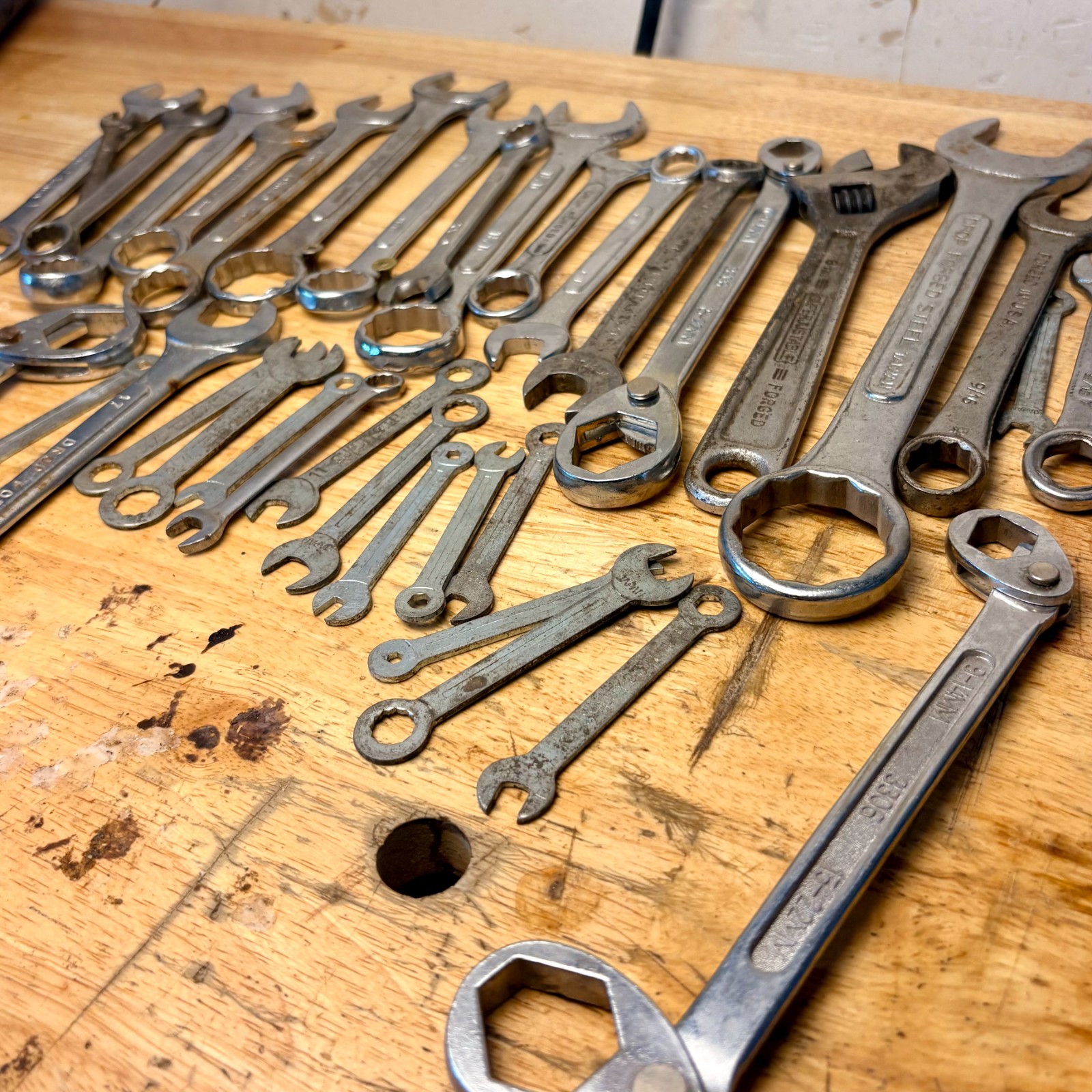 36 Pc Mixed Wrench Lot Mechanic Hand Tools SAE Metric Assorted Unbranded Set