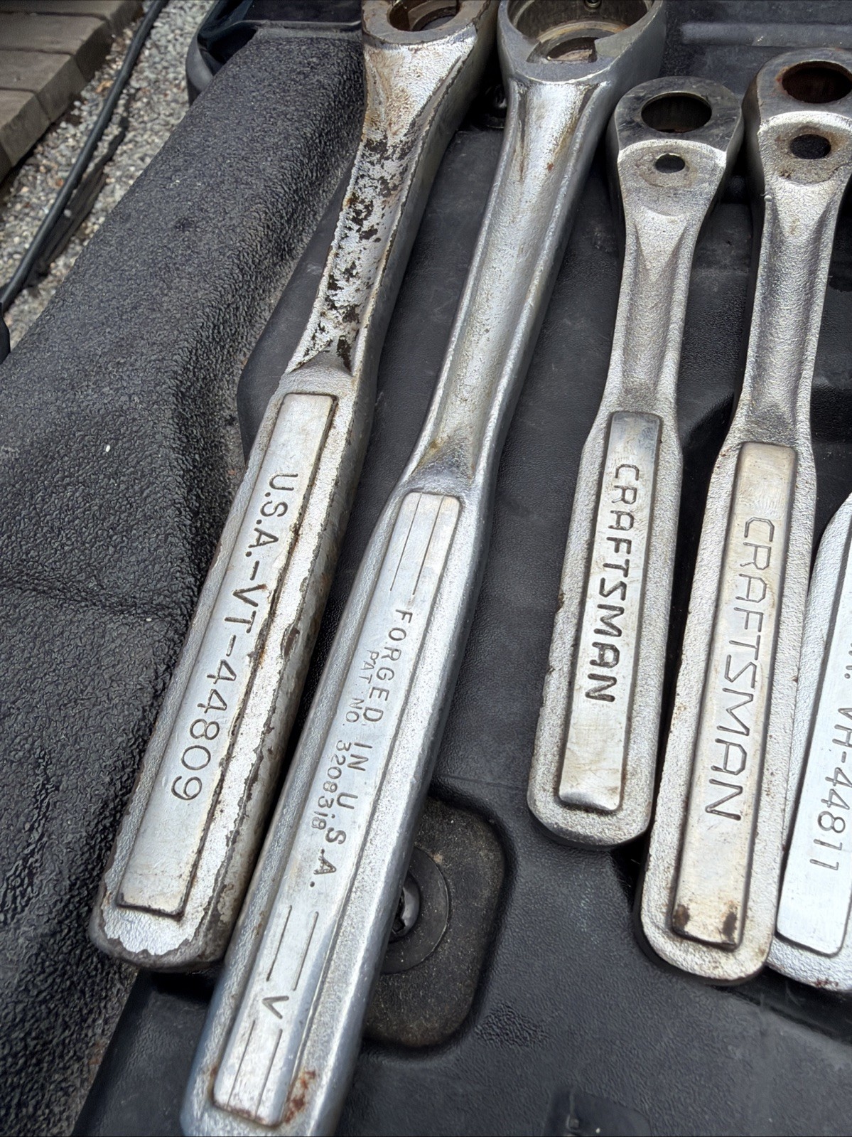 Sears Craftsman 10pcs Ratchet Bodies ONLY NO GUTS 1/2,3/8,1/4” Forgings Warranty
