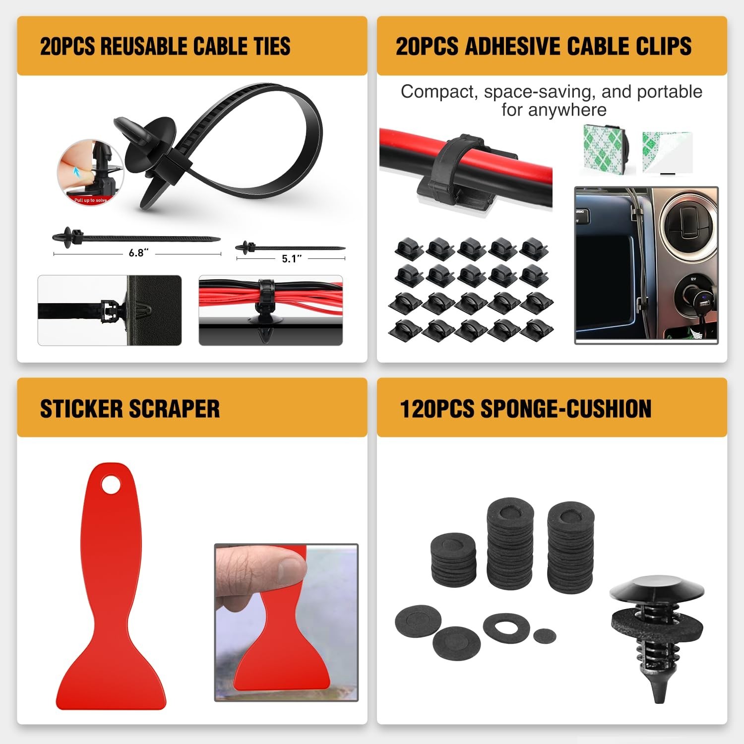 330Pcs Trim Removal Tool Set, Auto Push Pin Clips, Bumper Fastener Kit, Pry Tool