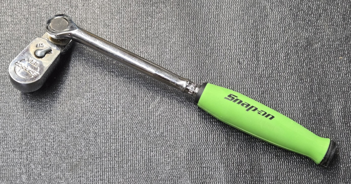 Snap On FHC72MPG Green 3/8″ Drive Compact Multi-Position Ratchet