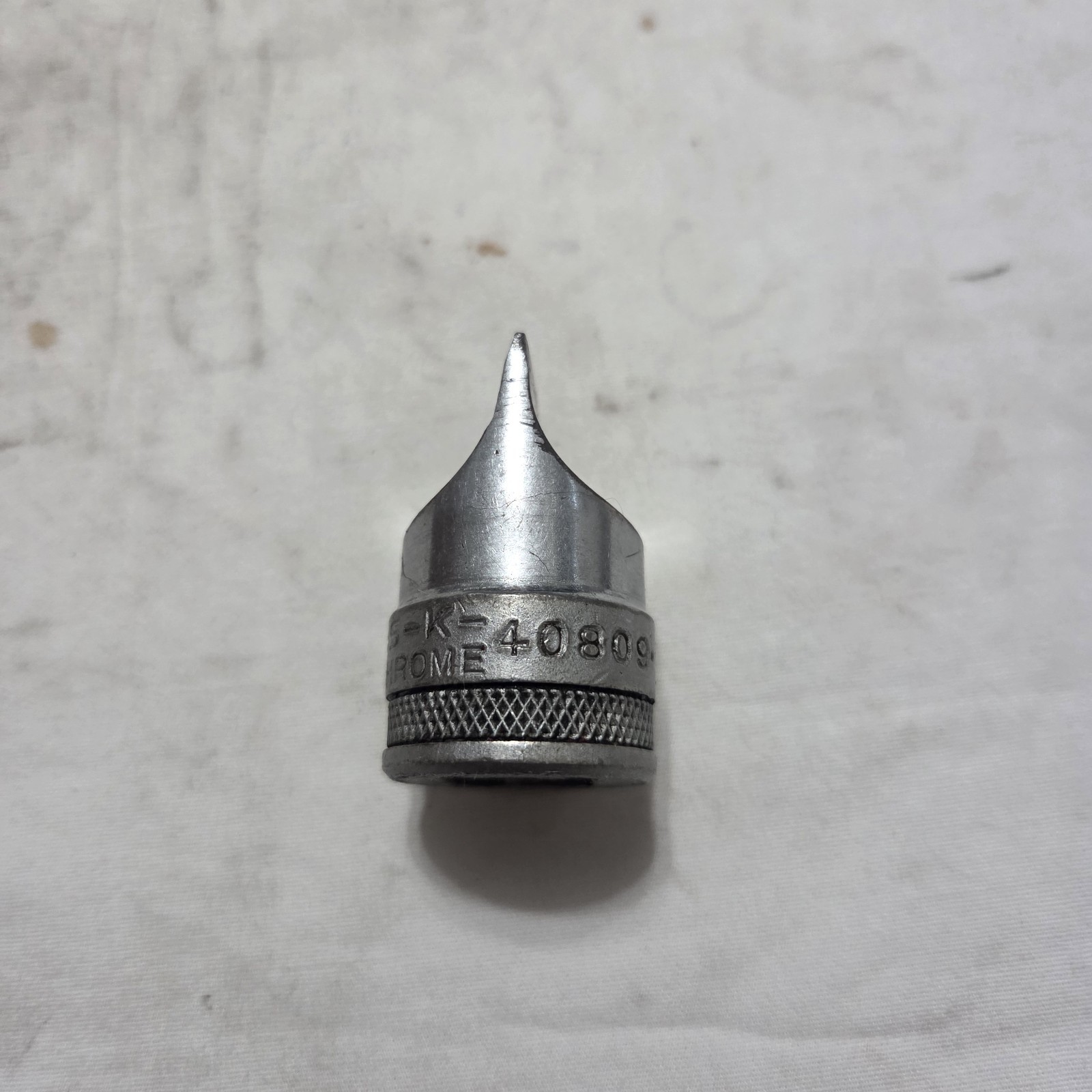 Vintage SK Tools 40809 Drag Link Chrome Socket 1/2” Drive – Made in USA