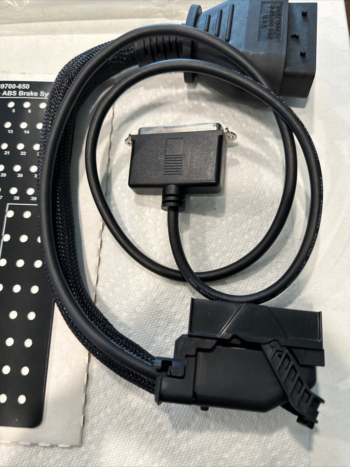 Kent Moore J-39700-650 Breakout Box Adapter Harness With Overlay GM