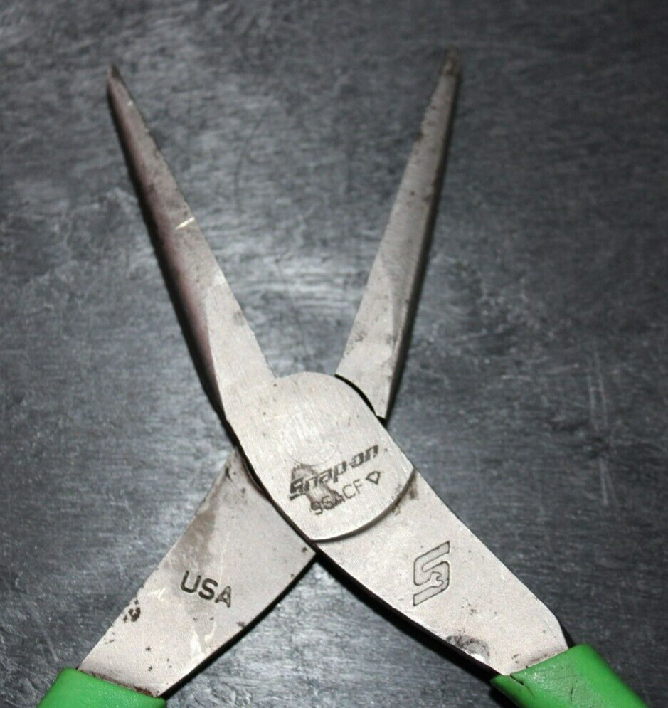 Snap-on Tools 96ACF 8″ Soft Grip Needle Nose Pliers USA [035CHJ]