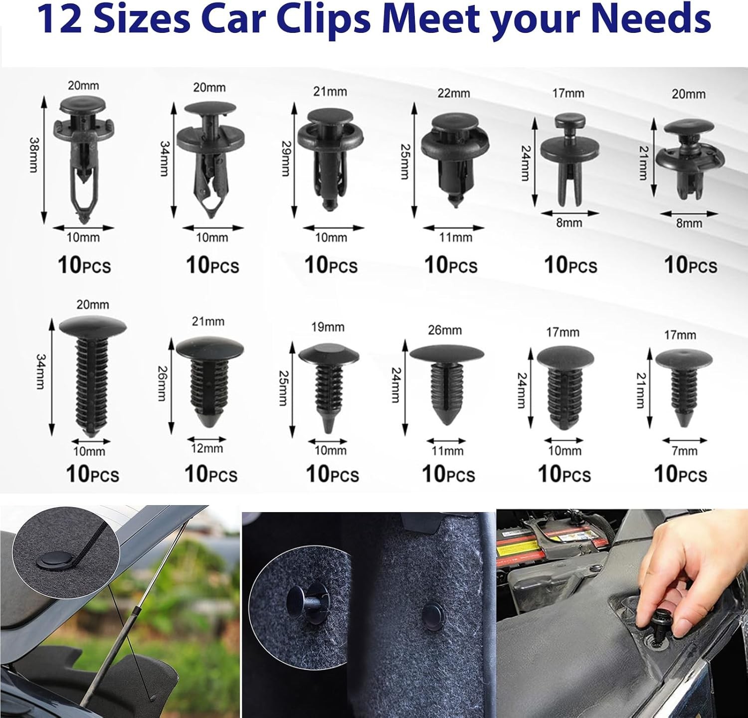 Trim Removal Tool Set, Pry Bar Tool, Door Trim Panel Removal Tool Kit