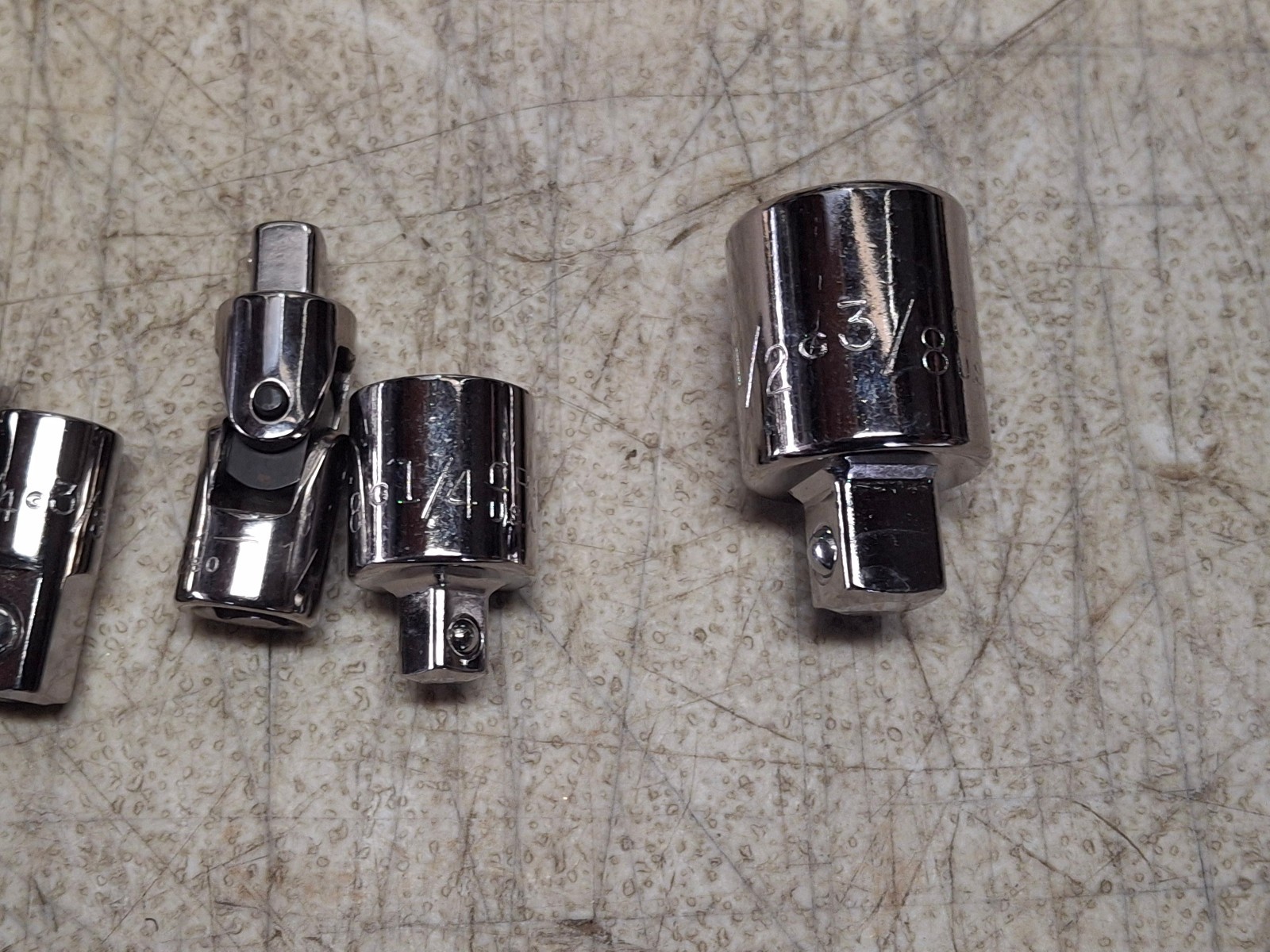 Craftsman USA 8pc Socket Adapter & Swivel Set 3/4″ 1/2″ 3/8″ 1/4″ GK Series