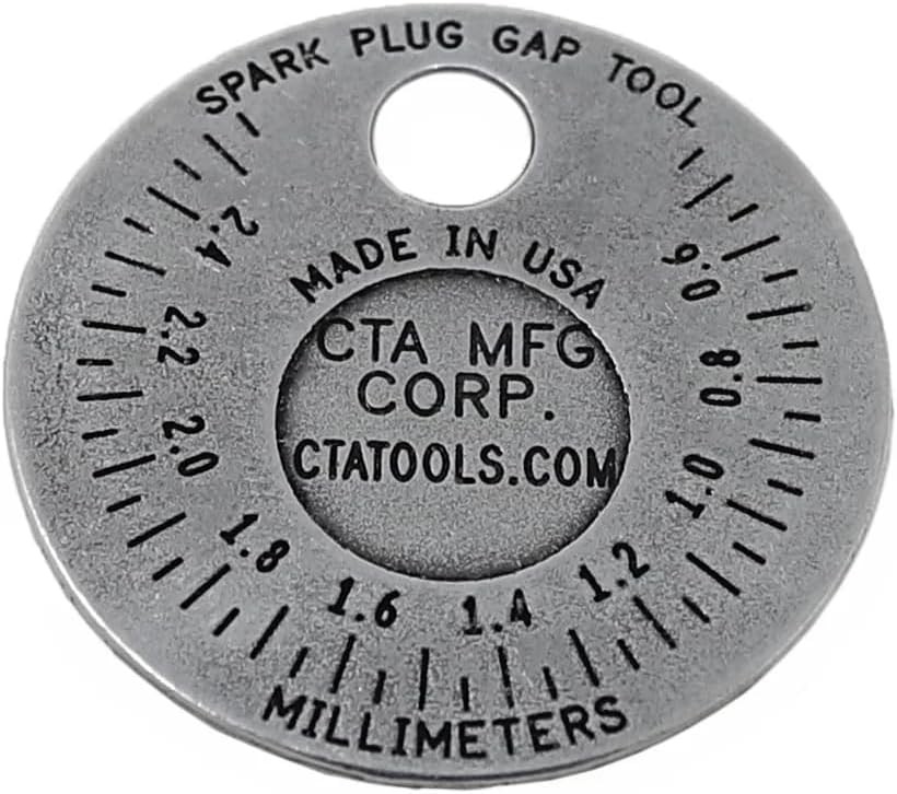 3235 Spark Plug Gapper: Coin-Style Spark Plug Gap Tool, 0.020″–0.100″ Measure…