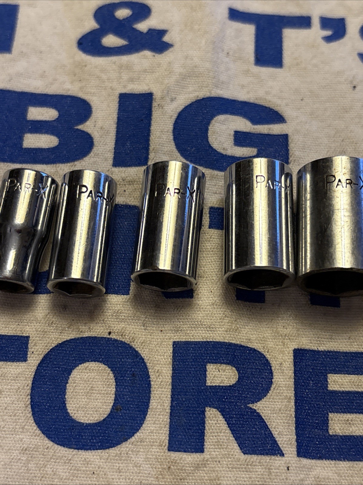 Par-X USA 1/4″ Drive 8pc SAE 6pt Socket Set 3/16″ to 1/2″ (no 5/16)