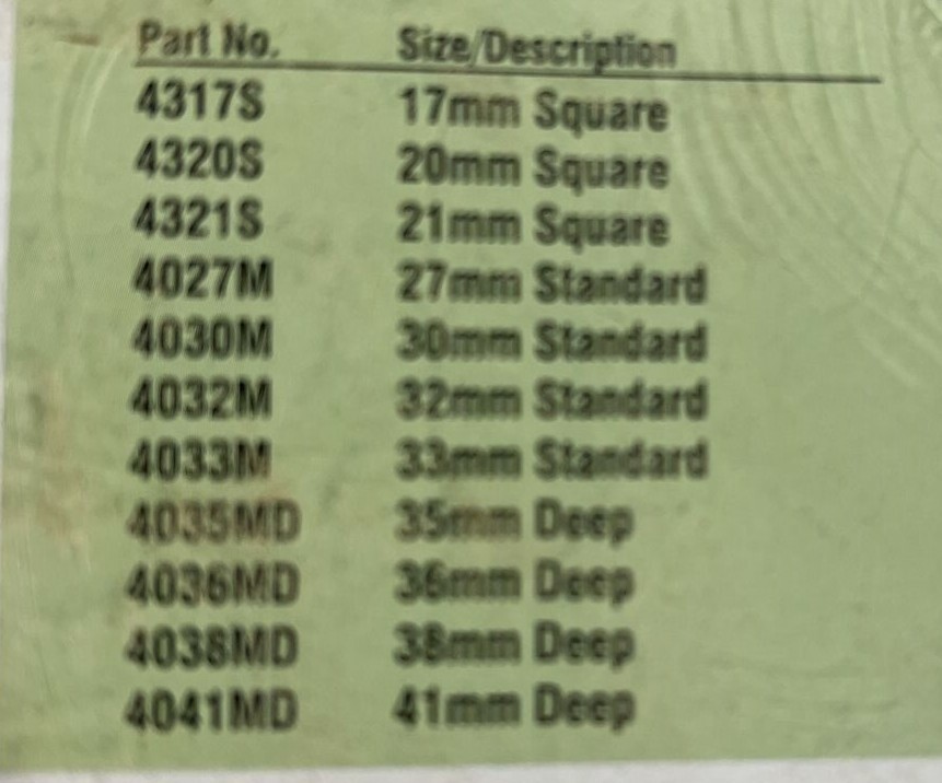 Grey Pneumatic 9157 1″ DR 6 PT Metric Wheel Service Socket Set 11 Piece W/Case
