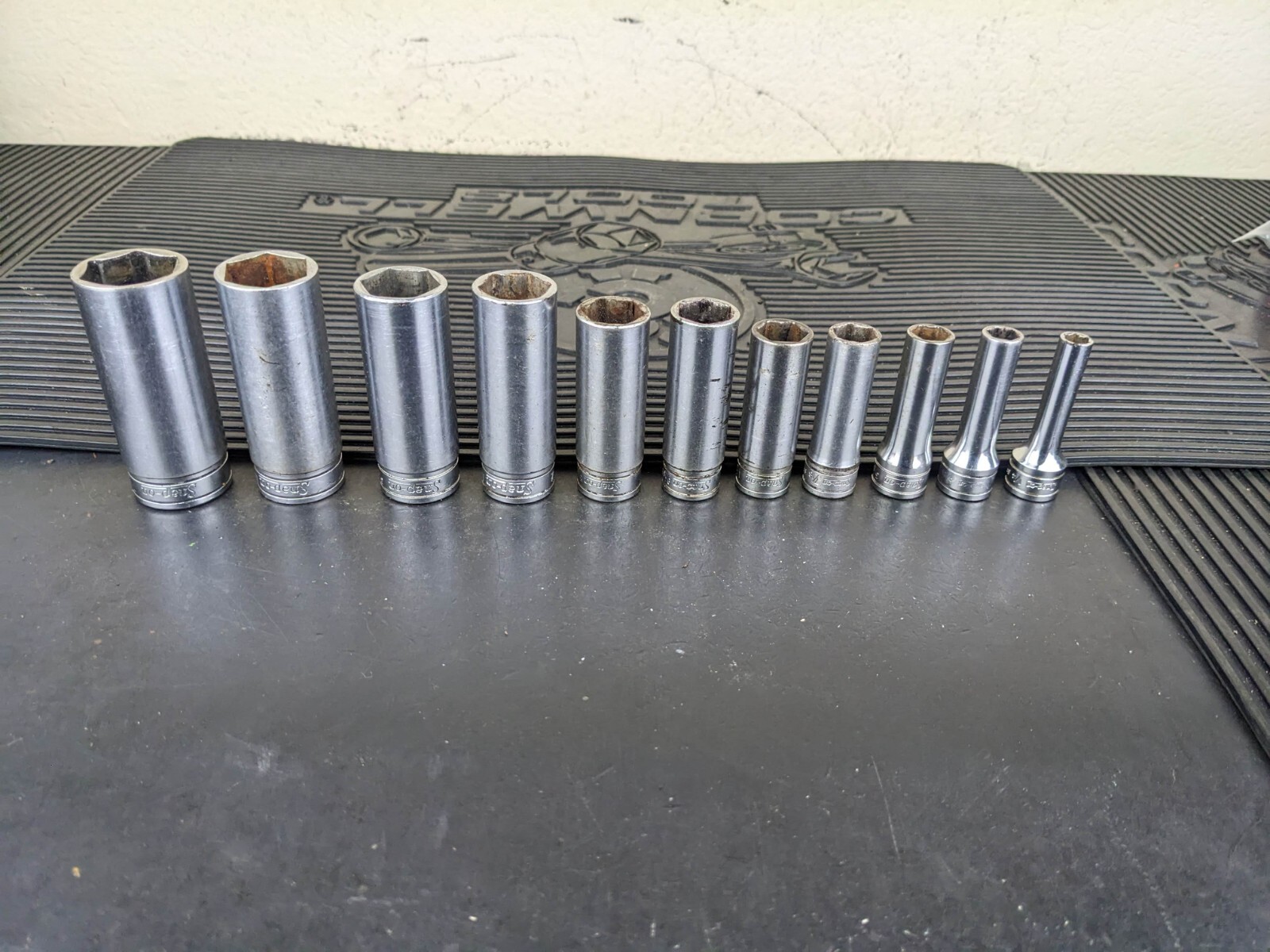 #bg234 Snap on Tools 211SFSY 3/8″ Drive Deep Chrome Socket Set Socket Set