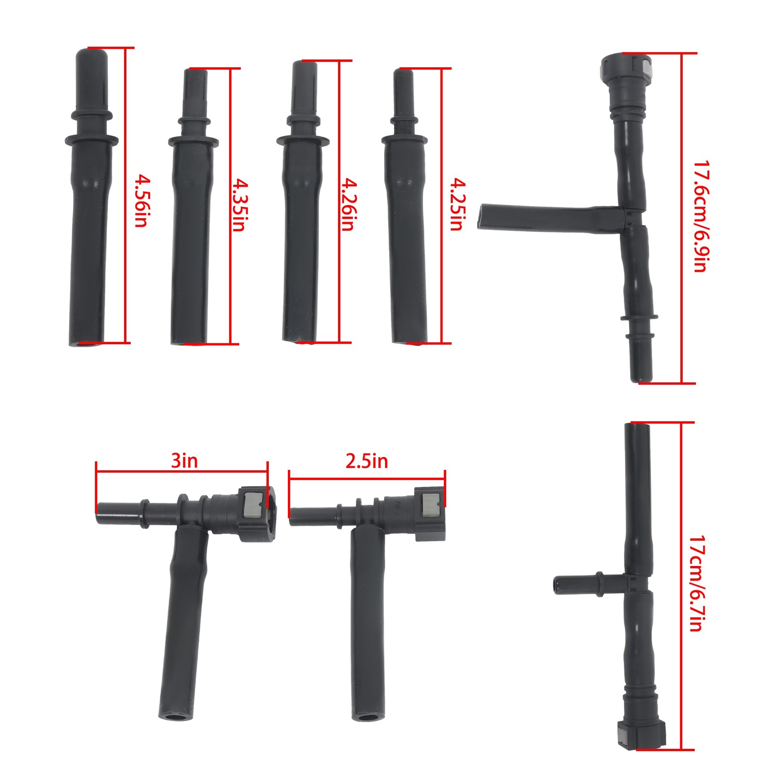 96-0190 Universal EVAP System Leak Detection Kit Compatible with Low Pressure
