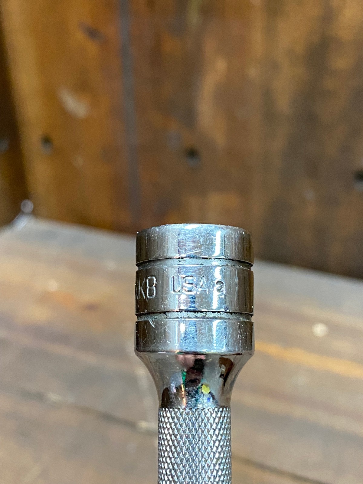 8″ Snap On 3/8″ Drive Long Knurled Friction Ball Socket Extension | FXK8 | USED