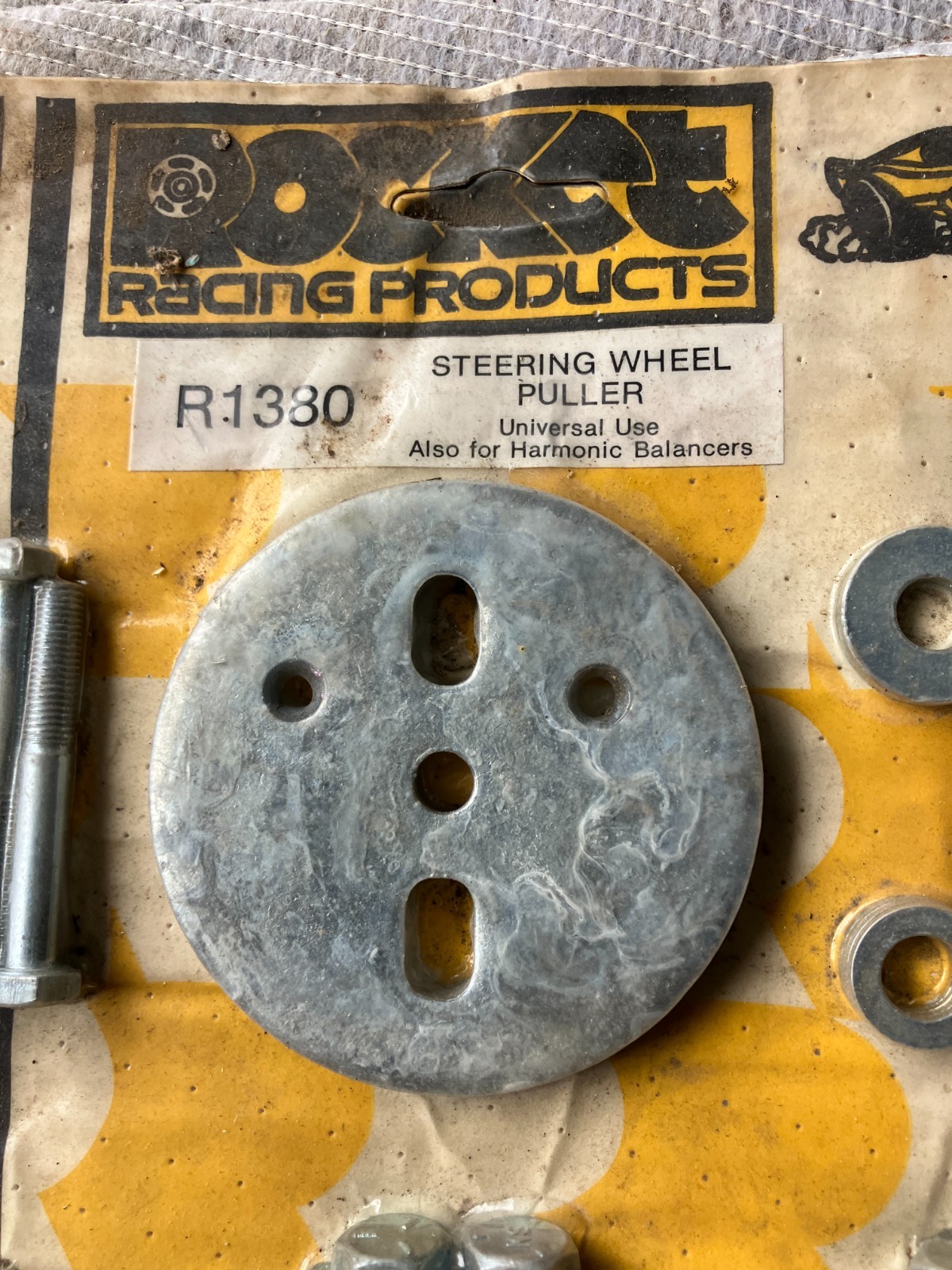 Vintage Rocket Universal Automotive Steering Wheel Puller Harmonic Balance1380