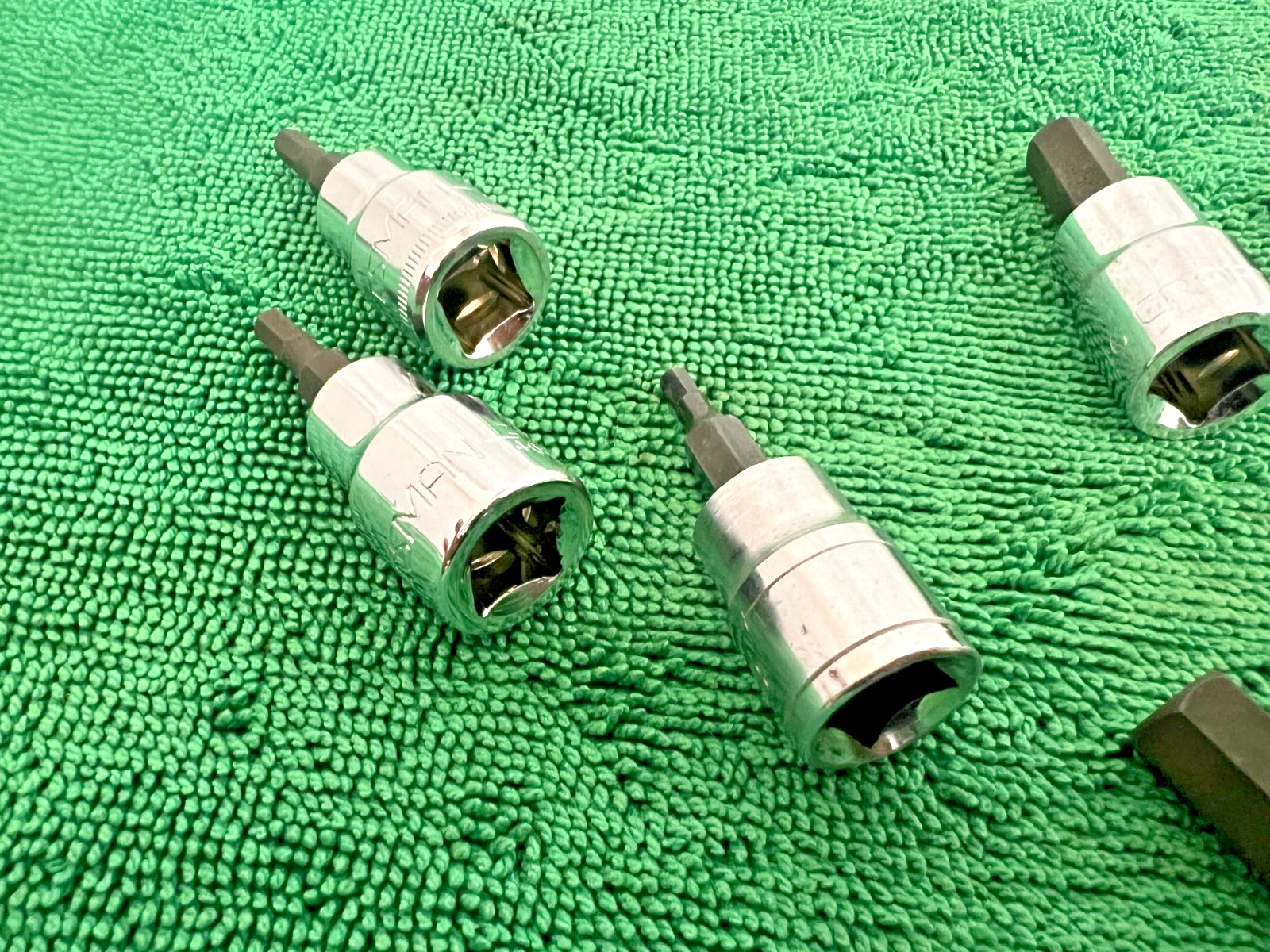 Lot of Craftsman Hex Drive Sockets, 42701, 3/16 to 4665, 3/8, 4mm-10mm Z-AG