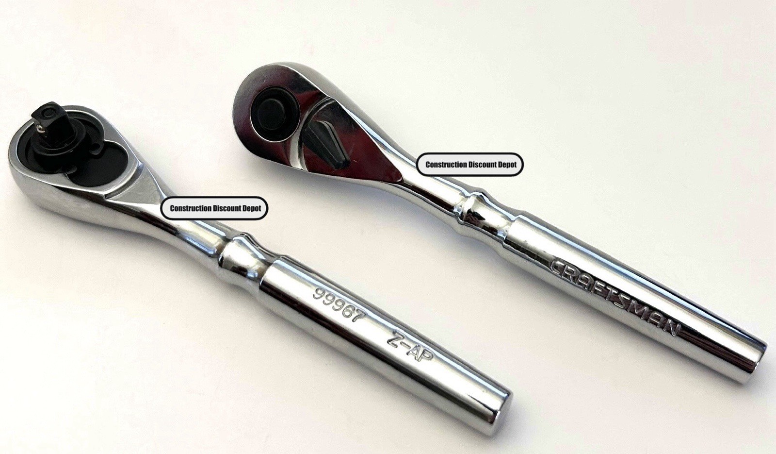 2 Craftsman 45T 1/4″ Dr Quick Release Ratchet Handle – 99967 -NEW
