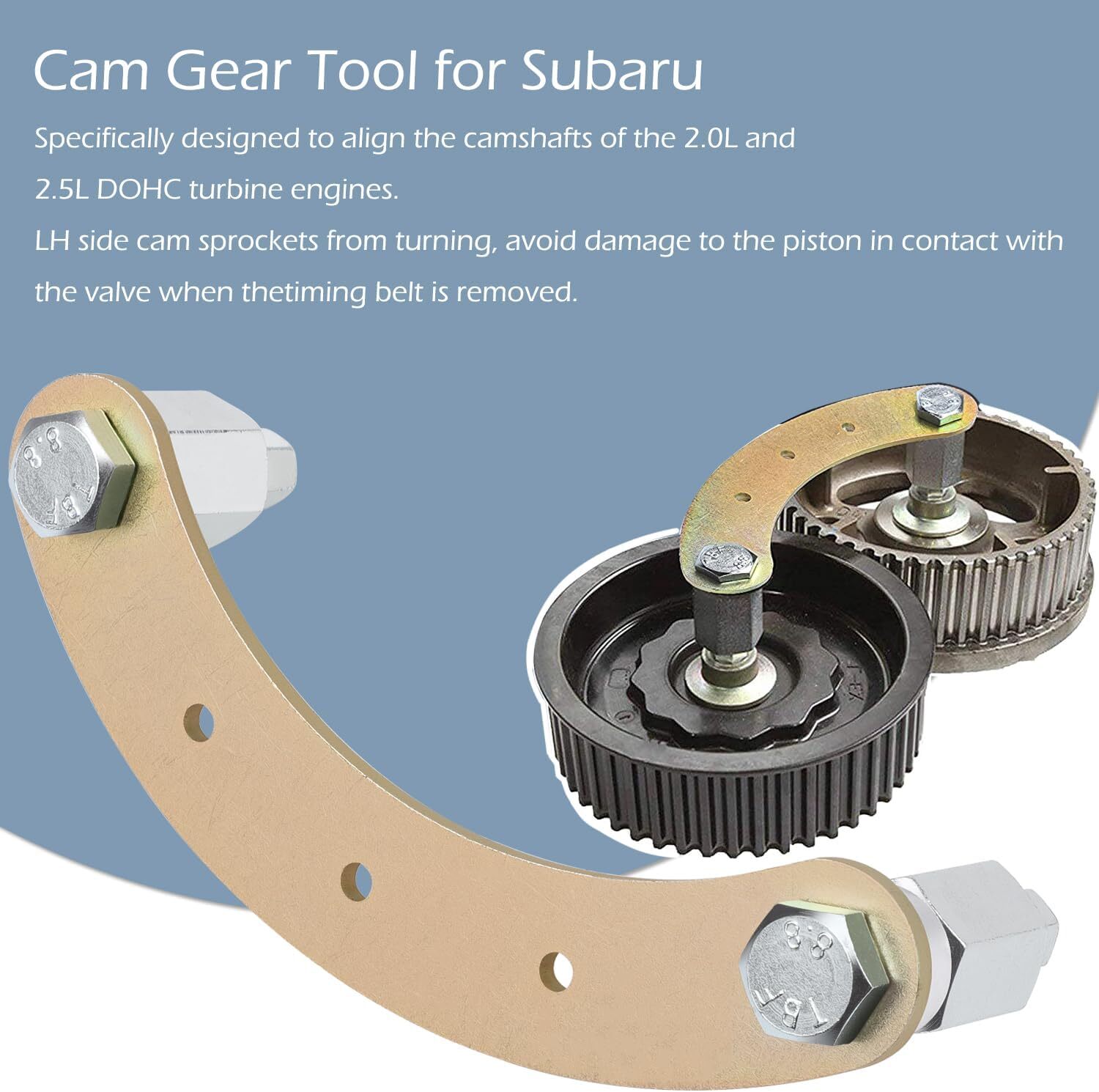 For Subaru Intake/Exhaust Cam Sprocket Tool for STD/Crank Pulley Tool W/Screws