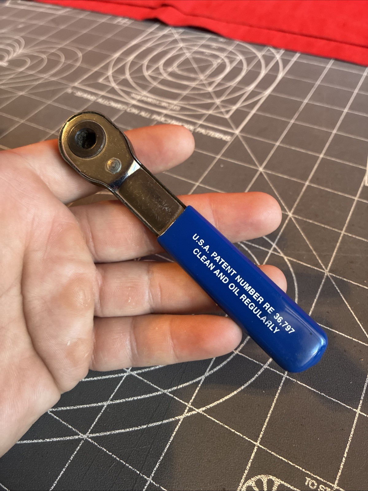 Blue-Point 1/4″ Miniature Mini Straight Hex Bit Ratchet BTWS USA (broken switch)