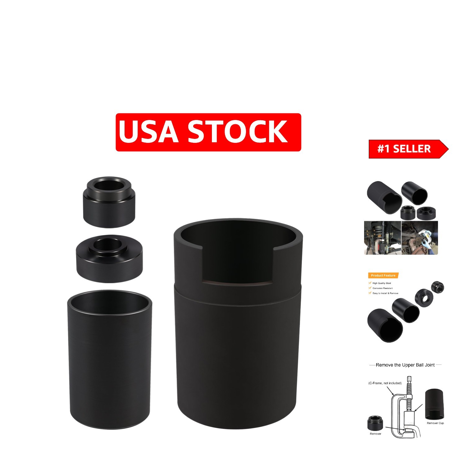 High-Quality Ball Joint Adapter for 1984+ Jeep & Dodge Models – Safe and Durable