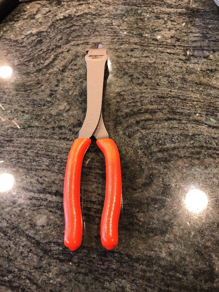 Snap On 312cf 11″ vectorEdge heavy duty diagonal cutter orange