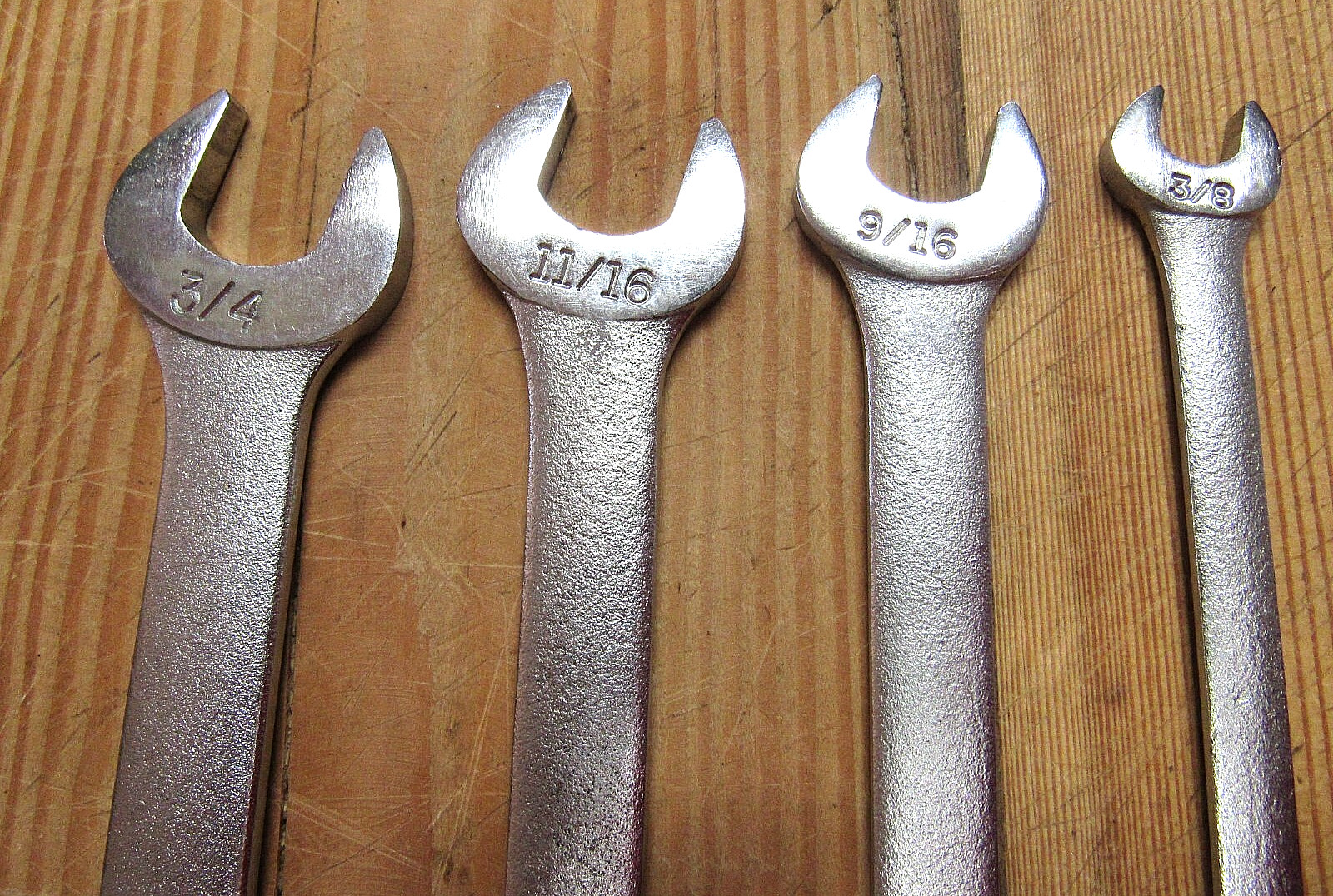 Craftsman SAE Tappet Thin Open End Wrench Set 3/8″ to 7/8″ V Series USA NICE!