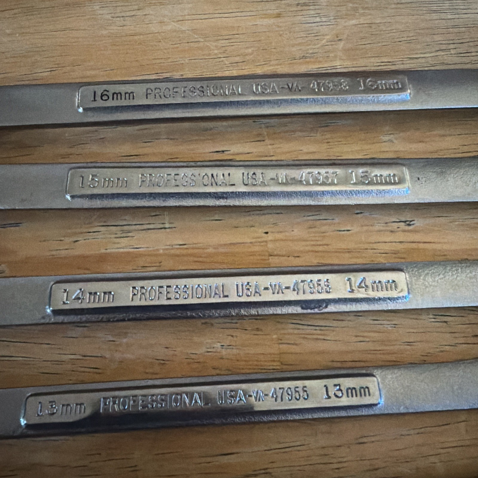 7 Craftsman Professional VA Speed Wrenches 8/11/12/13/14/15/16 MM USA Used Lot