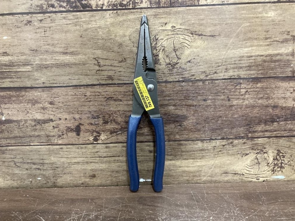 Snap-on LN47ACF POWER BLUE Talon Grip Long Nose Slip Joint Pliers [Used]