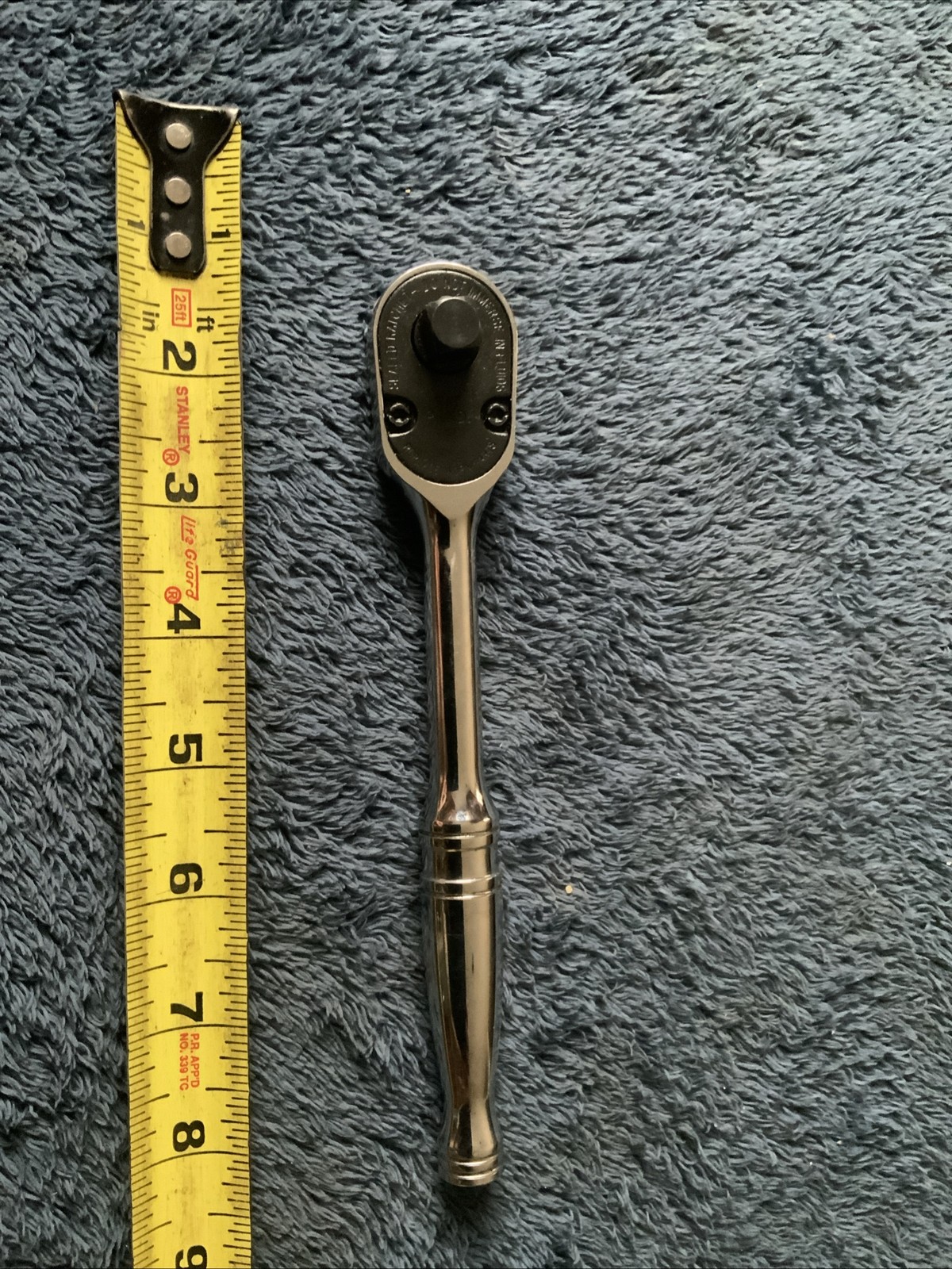 Snap On F80 3/8” Drive Ratchet…works Fine….initials etched On It….