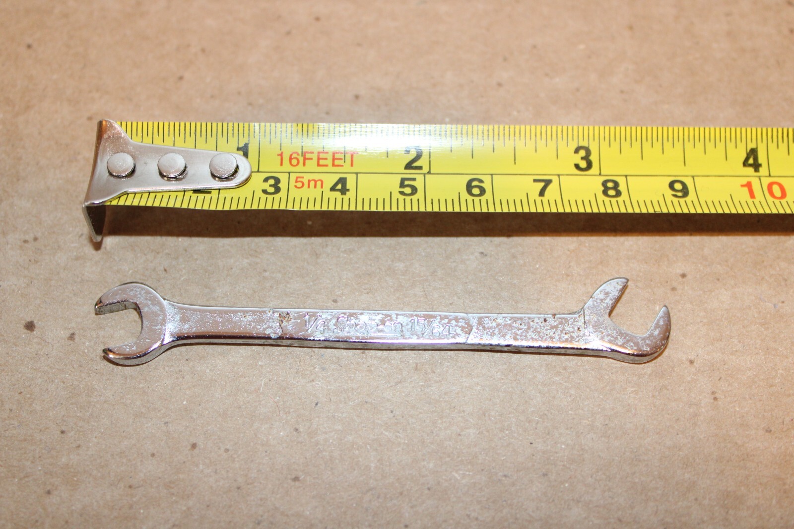 Snap On Tools DS1516 ~ 15/64–1/4″ SAE 15°/ 60° Offset Open-End Ignition Wrench B