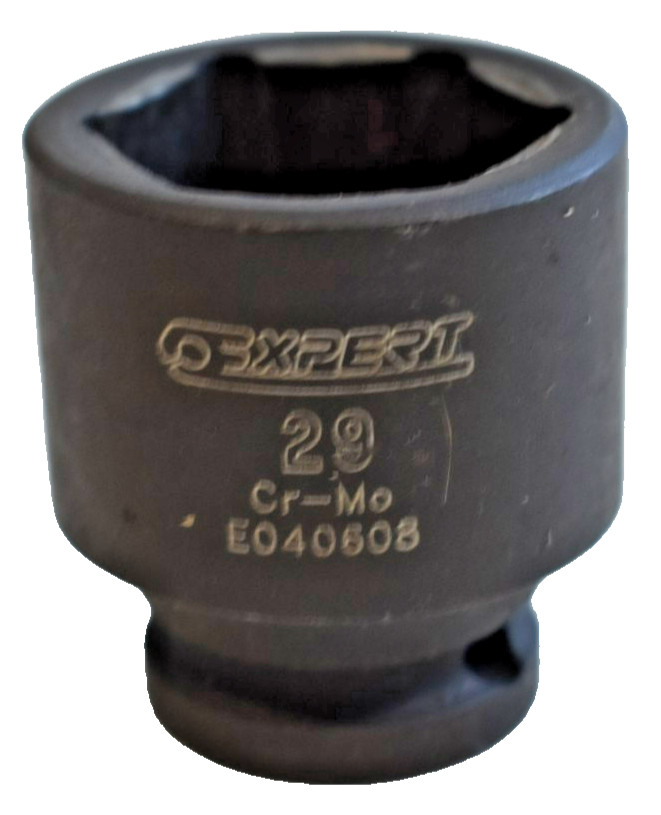 Expert (Mac) Tools E040608 29mm Metric Shallow Impact Socket 1/2″ Drive 6 Point