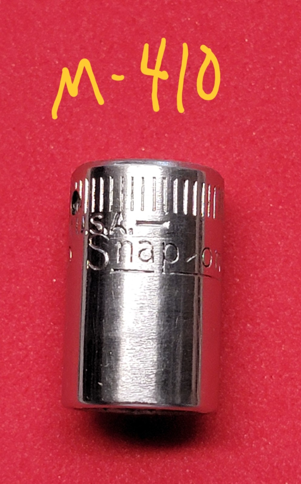 Vintage M-410 Snap-on 9/32 drive Midget socket 8 Point 5/16″