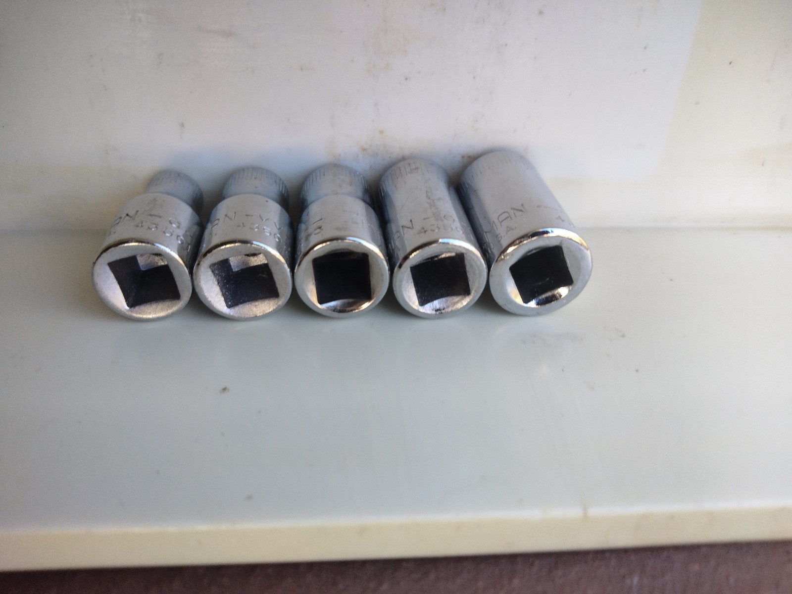 Vtg 1980’s Craftsman USA 16pc Metric 5-19mm Socket Set – 1/4″, 3/8″, 1/2″ Drives