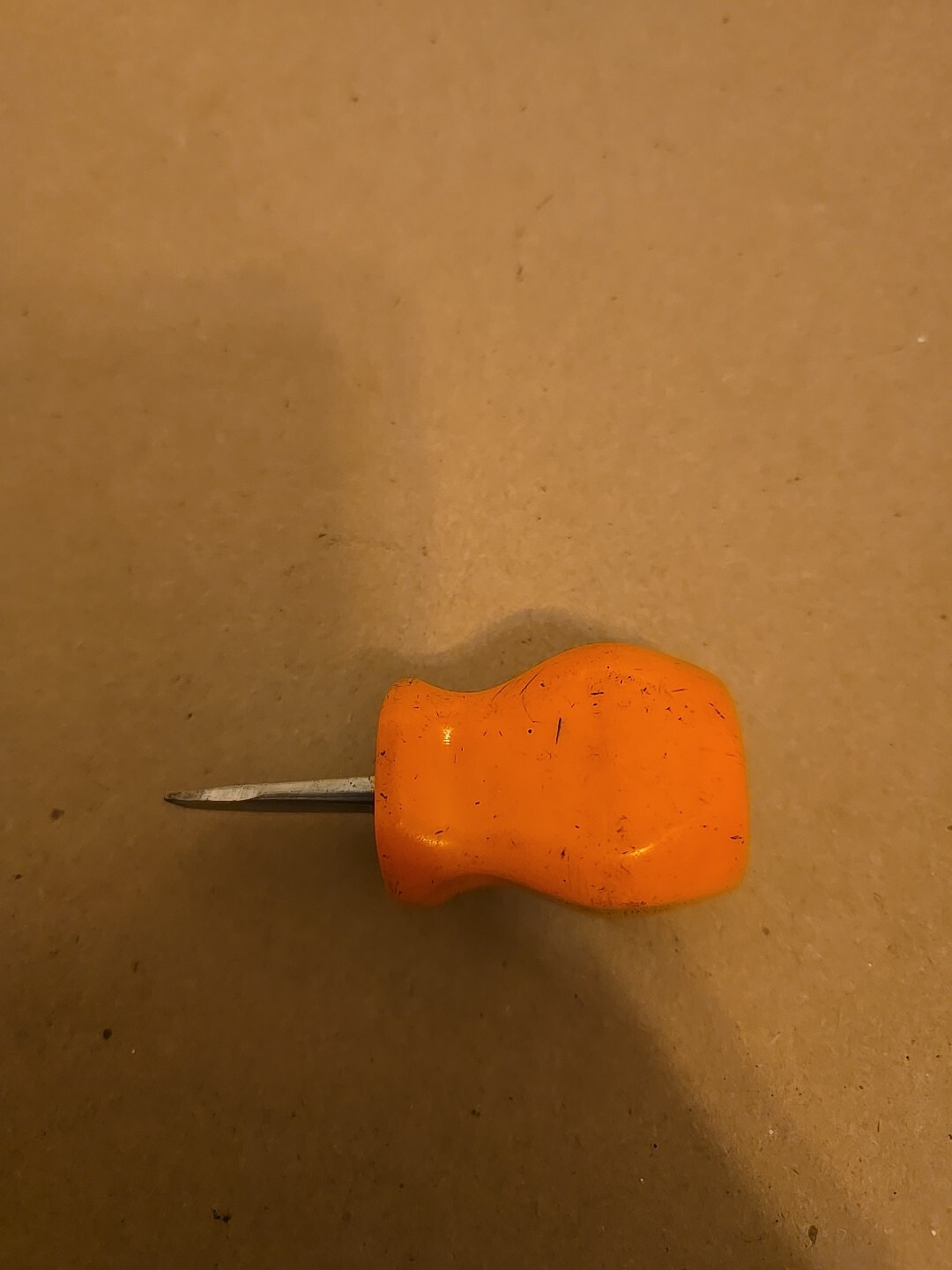 Snap On 1/4″ Flat Tip Midget Screwdriver Orange Hard Handle SDD1