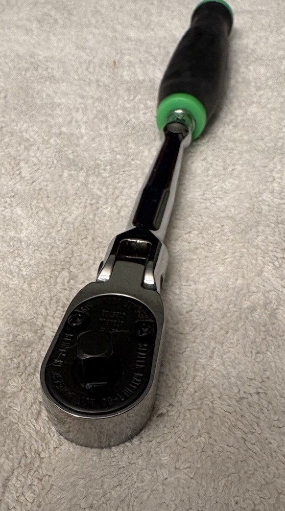 Snap On 1/4” Drive Flex Head Standard Soft Grip Handle