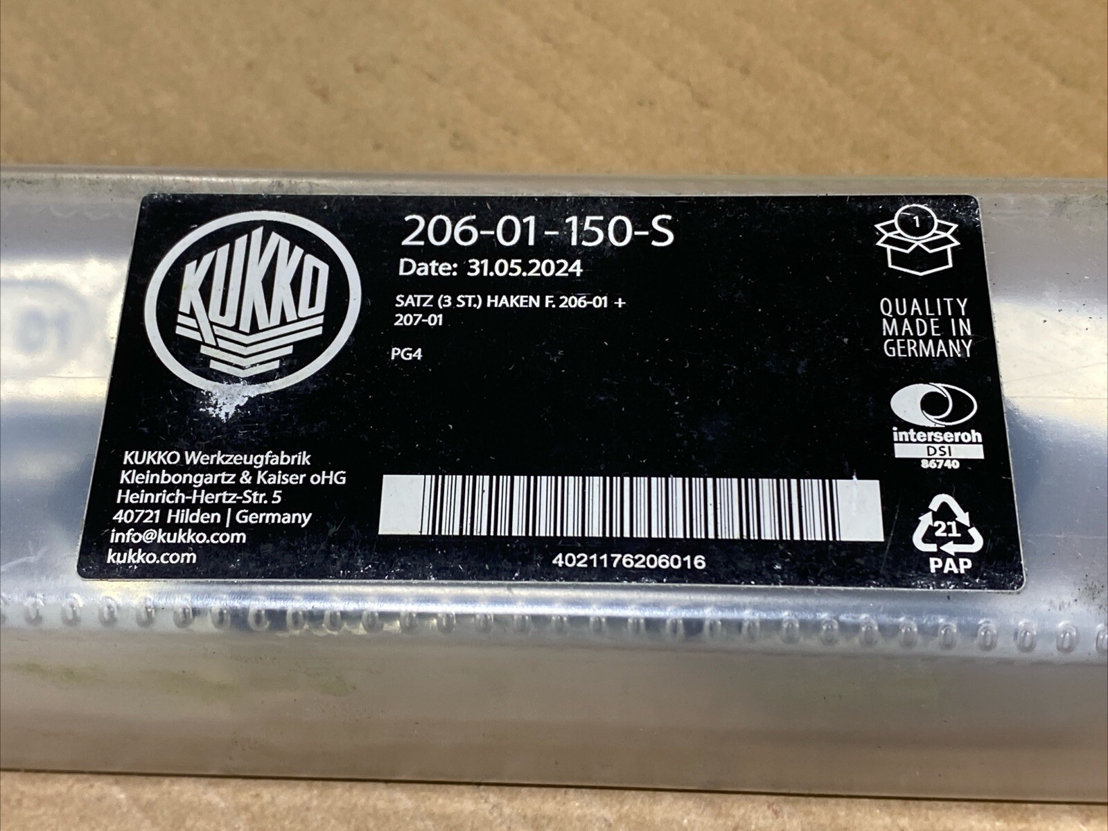 KUKKO – 3 PULLING ARMS (SET) HAVEVY DUTY NEW 207-01-150-S