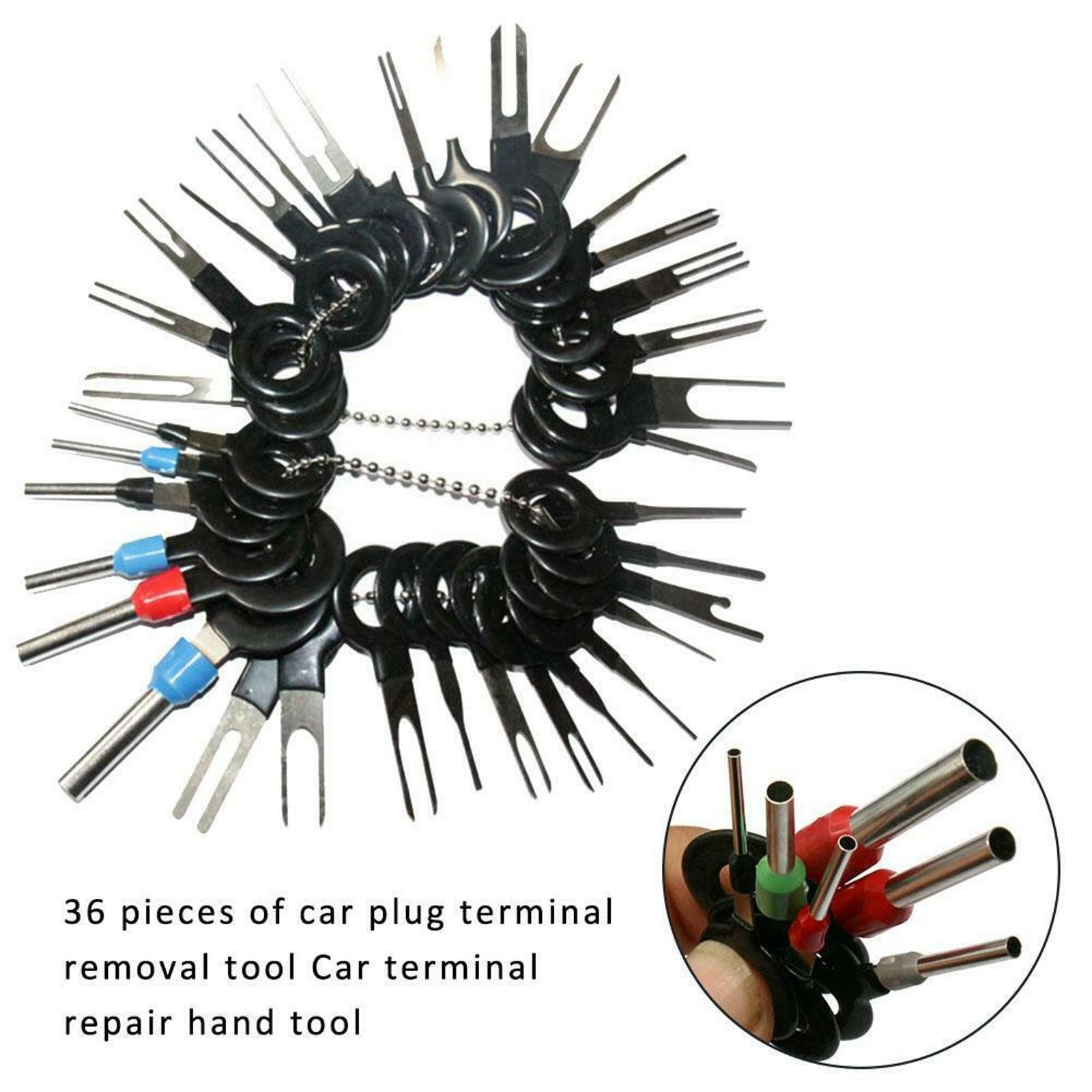 36Pcs Terminals Removal Tools For Car Electrical Wiring Crimp Connector Removal