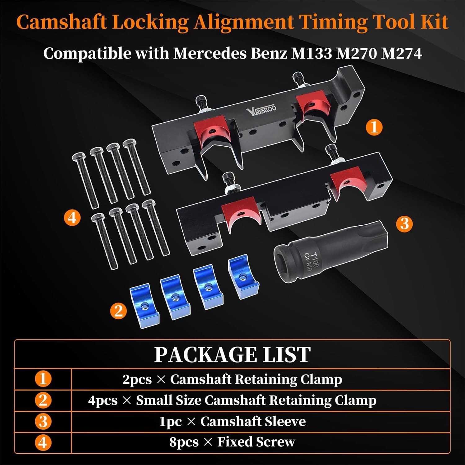 Professional Camshaft Alignment Tool Kit for M133 M260 M264 M270 M274 Engines