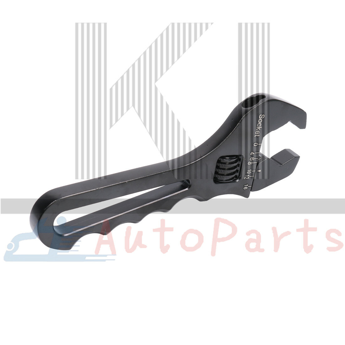 Black Aluminum 3AN-16AN Adjustable Wrench For Hose End Fitting Tool Spanner