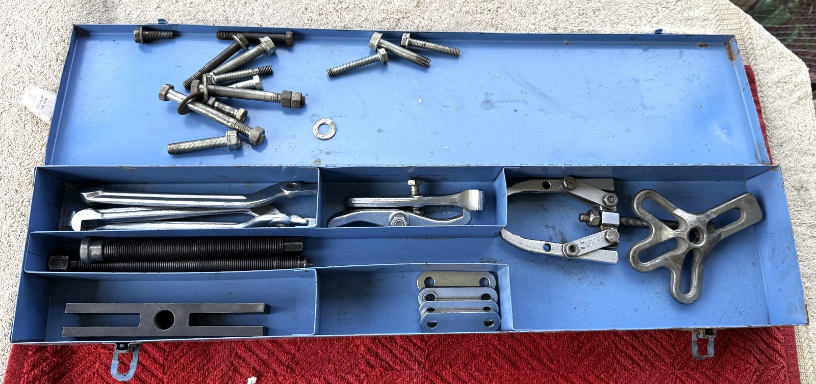VINTAGE OWATONNA TOOL CO. PULLER KIT MECHANICAL, 5180-00-313-9496 – AS PICTURED