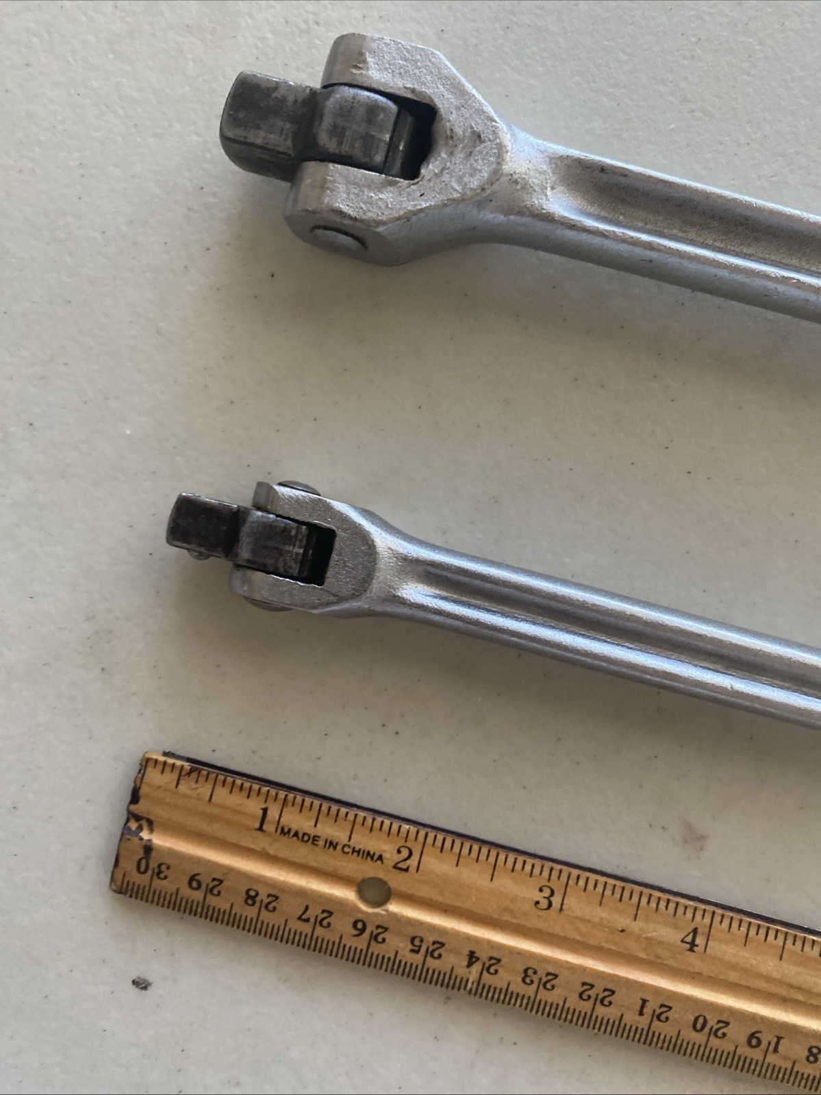 2pc.VINTAGE CRAFTSMAN =V= 1/2 15” & 3/8 Breaker Bars USA Clean Examples