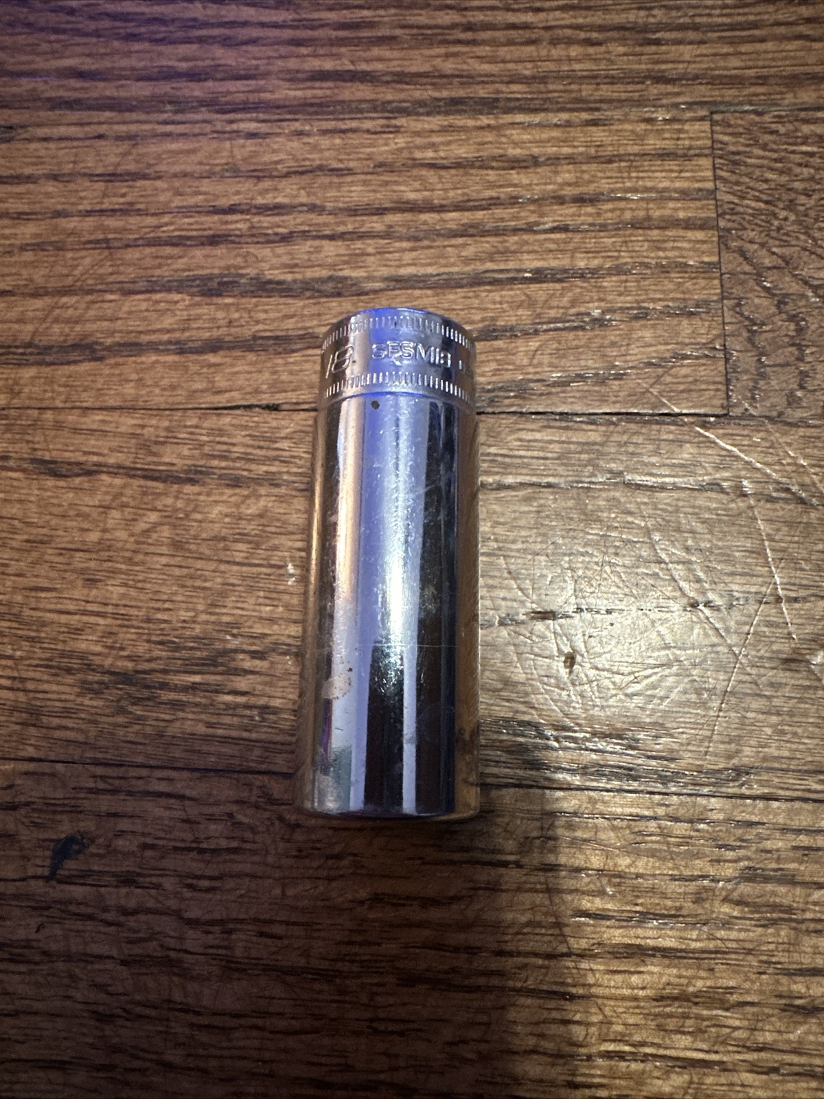 Snap On USA 18mm 6 Point 3/8″ Drive Deep Polished Chrome Socket SFSM18