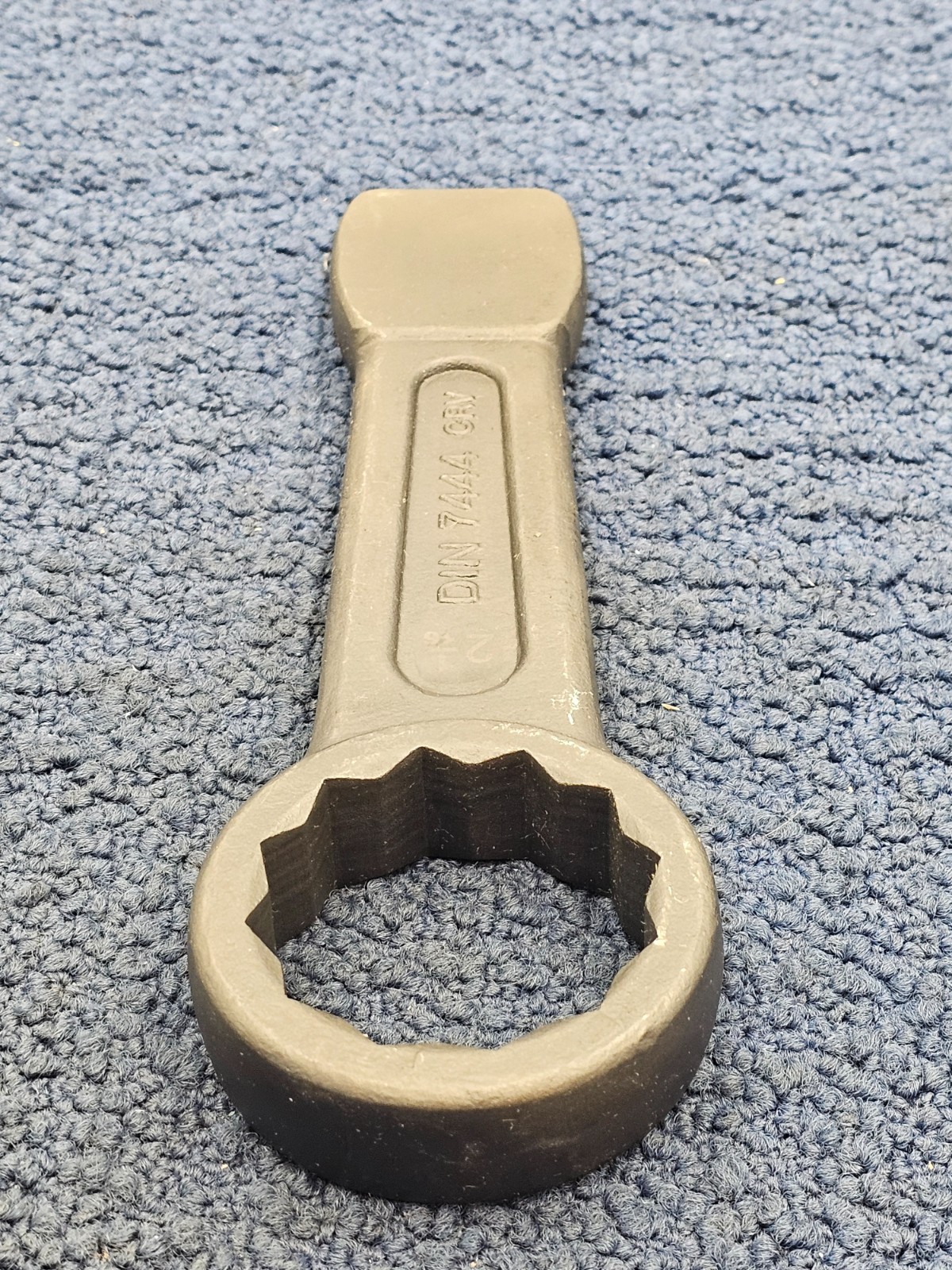 Ozat FSW33: 2-1/16 in. Flat Striking Wrench, 9-5/8 in. Overall Length, 12-Point